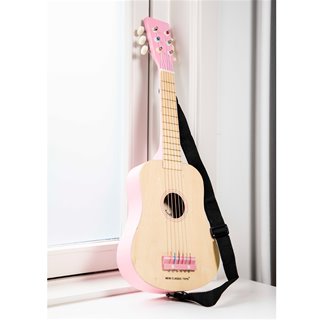 Toy guitar deluxe - natural/pink